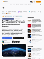 East Africa Leads Stablecoin FX Compression in Q1 2026, Borderless Benchmark Reports – Crypto News Bitcoin News