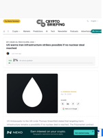 US warns Iran infrastructure strikes possible if no nuclear deal reached