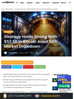 Strategy Holds $53.5B Bitcoin Amid Market Drop