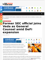 Former SEC official joins Veda as General Counsel amid DeFi expansion - The Crypto News Wire