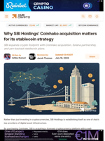 Why SBI Holdings' Coinhako acquisition matters for its stablecoin strategy - AMBCrypto