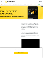 Massive Upside for Bitcoin? Author Adam Livingston on 'Mother-of-All Liquidity Pivots'