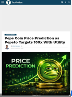 Pepe Coin Price Prediction as Pepeto Targets 100x With Utility - TechBullion