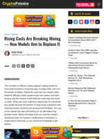 Rising Costs Are Breaking Mining — New Models Aim to Replace It