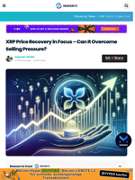 XRP Price Recovery in Focus – Can It Overcome Selling Pressure?