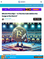 Bitcoin Price Dips — Is This the Calm Before the Surge or the Storm?