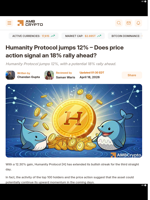 Humanity Protocol jumps 12% - Does price action signal an 18% rally ahead? - AMBCrypto