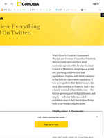 Merz and Macron Are Right. The Internet of Value Needs Global Stablecoin Alignment