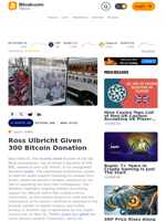 Ross Ulbricht Given 300 Bitcoin Donation – News Bytes Bitcoin News