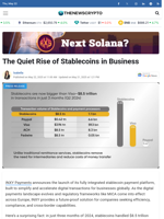 The Quiet Rise of Stablecoins in Business