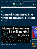 Numerai Announces $1M Strategic Buyback of NMR - Crypto Daily