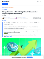 No AI, No Meme Coin, No Hype, but Why Litecoin Could Shine