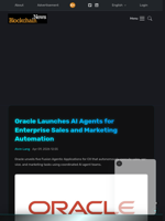 Oracle Launches AI Agents for Enterprise Sales and Marketing Automation - Blockchain.News