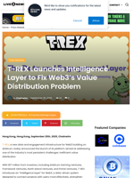 T-REX Launches Intelligence Layer to Fix Web3’s Value Distribution Problem | Live Bitcoin News
