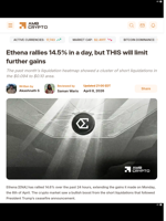 Ethena rallies 14.5% in a day, but THIS will limit further gains - AMBCrypto