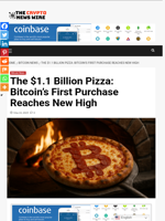 The $1.1 Billion Pizza: Bitcoin’s First Purchase Reaches New High - The Crypto News Wire