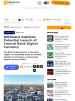 Botswana Explores Potential Launch of Central Bank Digital Currency – News Bytes Bitcoin News