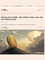 Bitcoin clears $110K - But will this 'whale-only' rally last without retail? - AMBCrypto