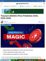 Treasure (MAGIC) Price Prediction 2025, 2026-2030  - TheNewsCrypto