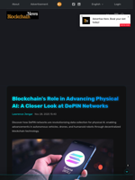 Blockchain's Role in Advancing Physical AI: A Closer Look at DePIN Networks - Blockchain.News