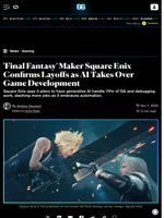 'Final Fantasy' Maker Square Enix Confirms Layoffs as AI Takes Over Game Development - Decrypt