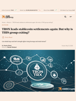 TRON leads stablecoin settlements again: But why is THIS group exiting? - AMBCrypto