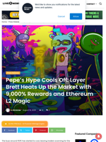 Pepe's Hype Cools Off: Layer Brett Heats Up the Market with 9,000% Rewards and Ethereum L2 Magic | Live Bitcoin News