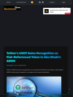 Tether’s USD₮ Gains Recognition as Fiat-Referenced Token in Abu Dhabi's ADGM - Blockchain.News