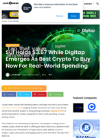 SUI Holds $3.67 While Digitap Emerges As Best Crypto To Buy Now For Real-World Spending | Live Bitcoin News