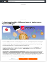 PayPay Acquires 40% of Binance Japan in Major Crypto-Payments Merger - Brave New Coin