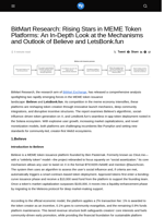 BitMart Research: Rising Stars in MEME Token Platforms: An In-Depth Look at the Mechanisms and Outlook of Believe and LetsBonk.fun - Visionary Financial