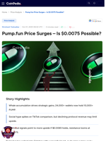 Pump.fun Price Surges - Is $0.0075 Possible?