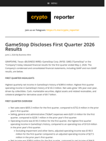 GameStop Discloses First Quarter 2026 Results