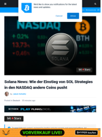 Solana News: Wie der Einstieg von SOL Strategies in den NASDAQ andere Coins pusht | Bitcoinist.com