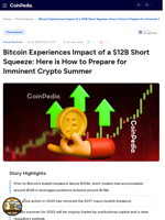 Bitcoin Experiences Impact of a $12B Short Squeeze: Here is How to Prepare for Imminent Crypto Summer