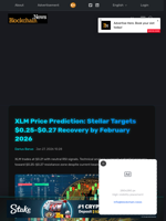 XLM Price Prediction: Stellar Targets $0.25-$0.27 Recovery by February 2026 - Blockchain.News
