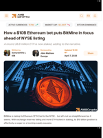How a $10B Ethereum bet puts BitMine in focus ahead of NYSE listing - AMBCrypto