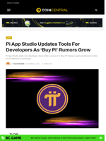 Pi App Studio Updates Tools for Developers as ‘Buy Pi’ Rumors