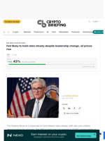 Fed likely to hold rates steady despite leadership change, oil prices rise