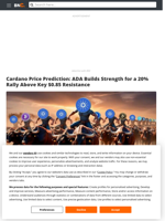 Cardano Price Prediction: ADA Builds Strength for a 20% Rally Above Key $0.85 Resistance - Brave New Coin