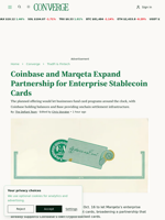 Coinbase and Marqeta Expand Partnership for Enterprise Stablecoin Cards | The Defiant