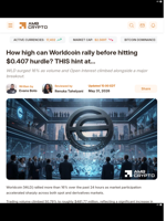 How high can Worldcoin rally before hitting $0.407 hurdle? THIS hint at… - AMBCrypto
