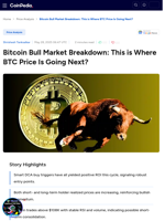 Bitcoin Bull Market Breakdown: This is Where BTC Price Is Going Next?