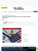 IDF strikes Hezbollah launcher in Lebanon, ceasefire stability questioned