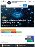 Sui News: SUI Consolidates in Bullish Flag, Eyes Rally to $2.29| Live Bitcoin News