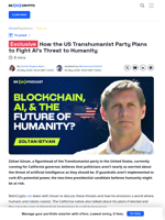 AI May Dominate Humanity in 2–10 Years, Warns CA Candidate