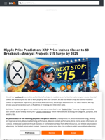 Ripple Price Prediction: XRP Price Inches Closer to $3 Breakout—Analyst Projects $15 Surge by 2025 - Brave New Coin