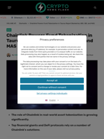 Chainlink Powers Fund Tokenization in Taurus Report