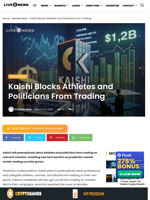 Kalshi Blocks Athletes and Politicians From Trading | Live Bitcoin News