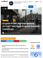 Crypto ATMs Banned Before Arrival? Michigan’s Bold Gamble Explained | Live Bitcoin News
